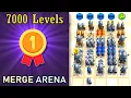 7000 LEVELS COMPLETE RANK 1 in MERGE ARENA
