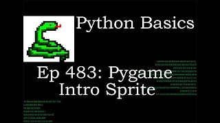 Python Basics Pygame Intro Sprite Module