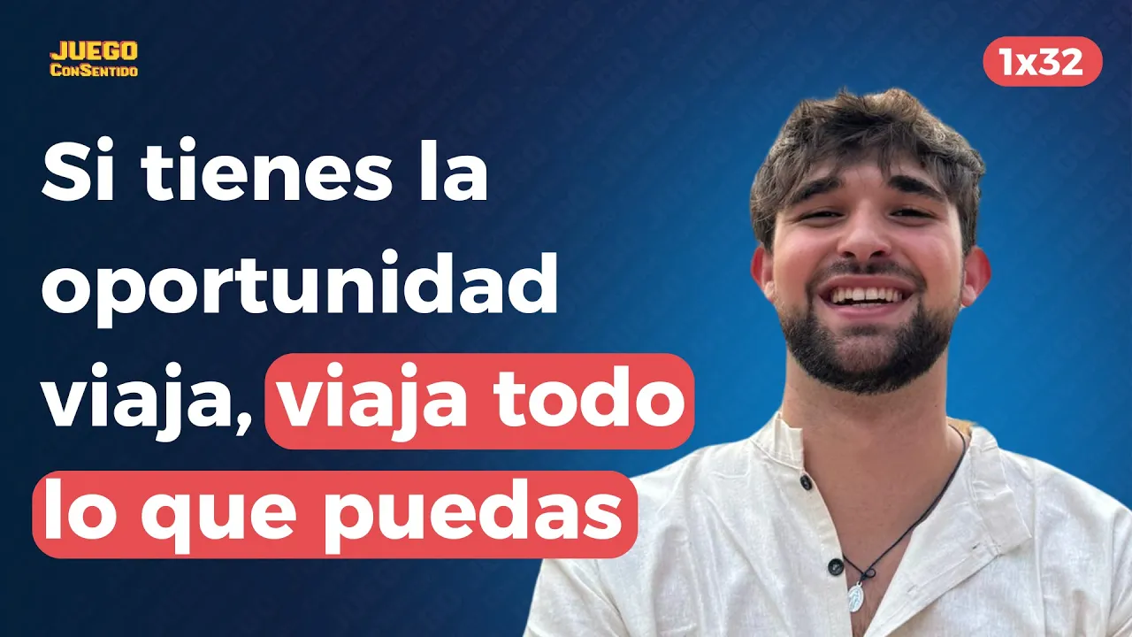 Miniatura original de YouTube del episodio #032: Viajar por el mundo con 20 años