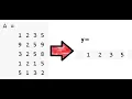 Cody Challenge 36 - Find relatively common elements in matrix rows