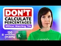 Excel Percentage Hacks You Wish You Learned Sooner Cheat Sheet