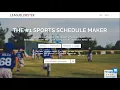 Tournament Schedule Maker Introductory Tutorial