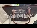 SURPRISE UNBOXING Another MICHAEL KORS SHEILA Tote Bag Just Can t Have Too Much Still ON SALE