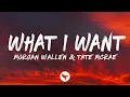 Morgan Wallen - What I Want (Lyrics) 🎧🔥 ft. Tate McRae | Country Pop