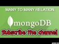Mongodb MANY TO MANY relation Mongodb Nodejs schema design using mongoose
