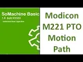 SoMachine Basic - Modicon M221 PTO Motion Path