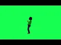 3d animated indian old woman praying to God right angle chroma key green background