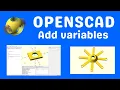 Openscad add variables
