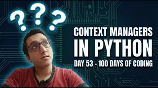 This Python Feature Saves You From Bugs Context Managers Day 53