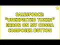 Salesforce unexpected token error on my Conga Composer button