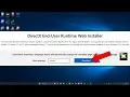 How To Download Install DirectX End-User Runtime Web Installer in Windows