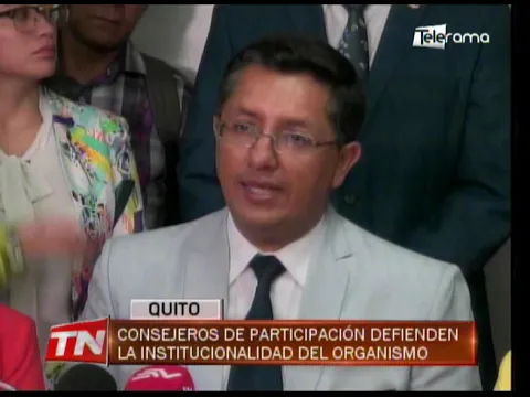 Consejeros de participación defienden la institucionalidad del organismo