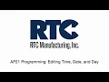 AP21 Inputting Time Date and Day