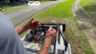 How to operate Bobcat Mini Skid Steer