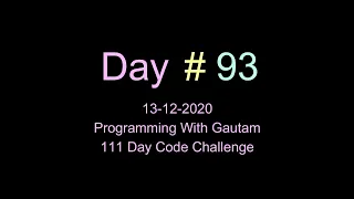 GUI Analogue clock using Python 111 Day code Challenge Programming with Gautam