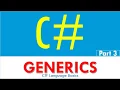 Learn C NET Programming Basics Part 3 GENERICS in C Tutorial For Beginners 2019