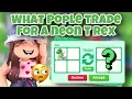 WHAT PEOPLE TRADE FOR A NEON FLY RIDE T REX Adopt Me