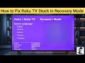 How to Fix Roku TV Stuck in Recovery Mode
