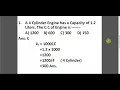 How to Calculate Engine CC