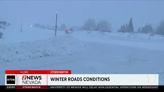 Conditions on Mount Rose Highway