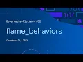 Observable Flutter flame - behaviors