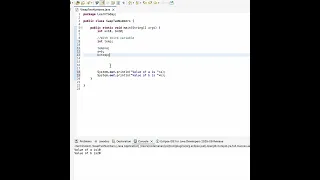 Swap Two Numbers in Java Using Temp Variable in Eclipse Part 3