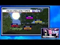 Pollen levels expected to rise through the weekend