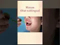 Apa itu Obat Sublingual ? #shorts #obat