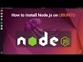 How to Install Node js on Ubuntu 22 04