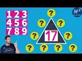 The Magic Triangle Puzzle Numbers 1-9 with 17 Inside Minute Math