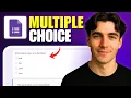 How to Make a Multiple Choice Quiz in Google Forms Tutorial 2026