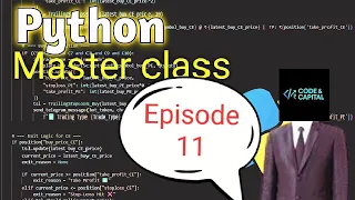 Python Masterclass Episode 11 Python if-else Explained Build Trading Logic