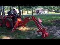 Rachels first time using the Kubota BH77 Backhoe