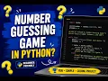 How to Make a Number Guessing Game in Python Easy Python Project