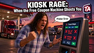 TA PETRO rage is real Why can t they do away with printed coupons for perks