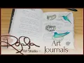 Take a peek into my watercolor art journals