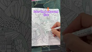 Little tip in Gullivers new travels coloring book