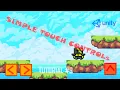 SIMPLE TOUCH CONTROLS in Unity 2D I Jump And Run Tutorial