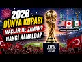 2026 FIFA Dunya Kupasi Maclari Ne Zaman Basliyor Hangi Kanalda Yayinlanacak