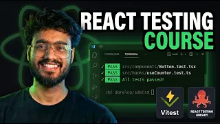 React Testing Full Course 2026 Vitest and React Testing Library Tutorial