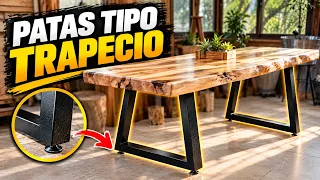 ¡Fabrica estas PATAS METÁLICAS y transforma cualquier mesa!