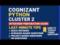 Cognizant Interview Questions 2026 Python Cluster 2 Quick Revision HR Round Prep