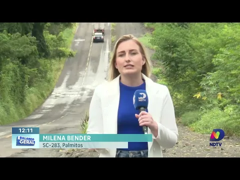 SC-283: Obras Inacabadas Entre São Carlos e Palmitos Preocupam Motoristas