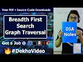 Breadth First Search BFS Graph Traversal in Data Structures