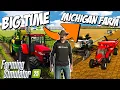 Download Lagu Big Time Michigan Farm Supercut, Huge Multi-Combine Harvests | Farming Simulator 25