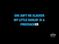 Firecracker in the Style of "Josh Turner" karaoke video with lyrics (no lead vocal)