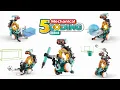 5 in 1 coding robot unbox and build