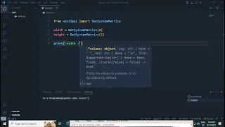 How to get monitor resolution width and height in python