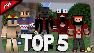 top 5 mejores jugadores de minecraft pvp