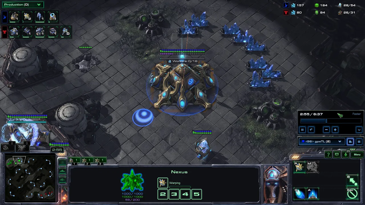 PvT - 2 Base All In - Blink Stalkers: 7 Gateways #1